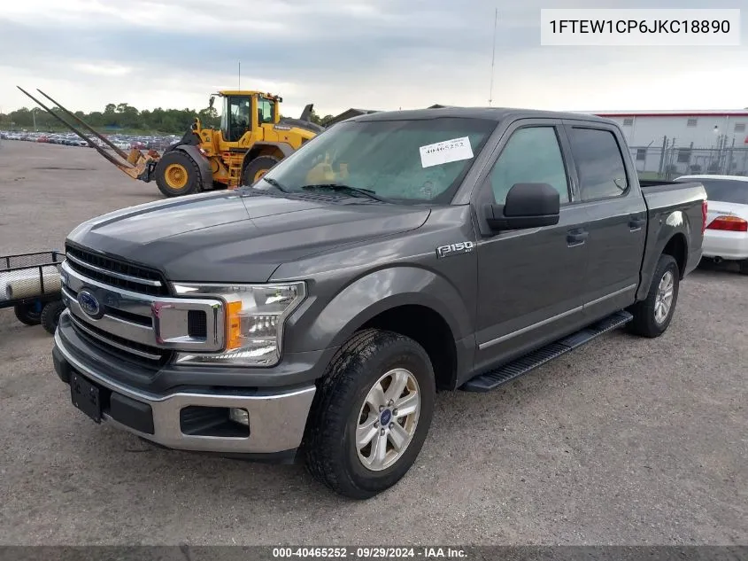 2018 Ford F-150 Xlt VIN: 1FTEW1CP6JKC18890 Lot: 40465252