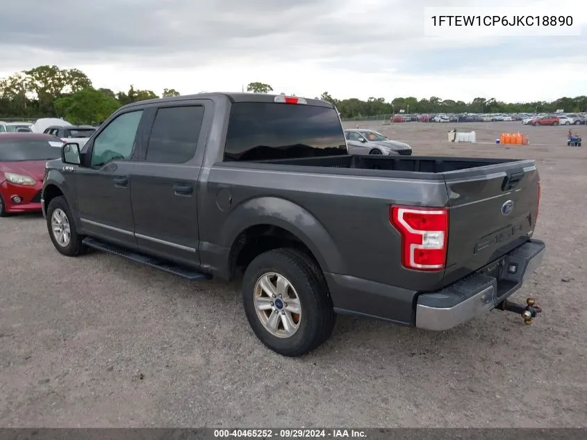 2018 Ford F-150 Xlt VIN: 1FTEW1CP6JKC18890 Lot: 40465252