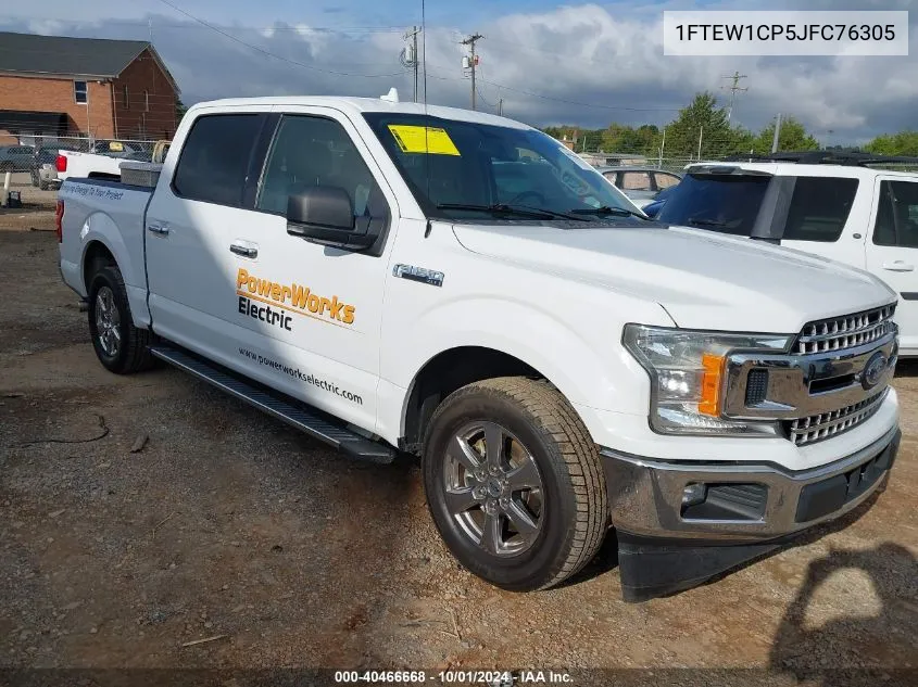 2018 Ford F150 Supercrew VIN: 1FTEW1CP5JFC76305 Lot: 40466668