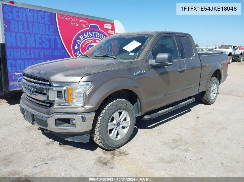 2018 Ford F150 Super Cab VIN: 1FTFX1E54JKE18048 Lot: 40467943