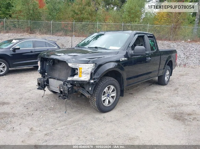 2018 Ford F-150 Xl VIN: 1FTEX1EP9JFD78054 Lot: 40480579