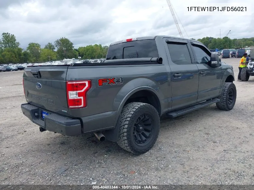 2018 Ford F-150 Xlt VIN: 1FTEW1EP1JFD56021 Lot: 40483344