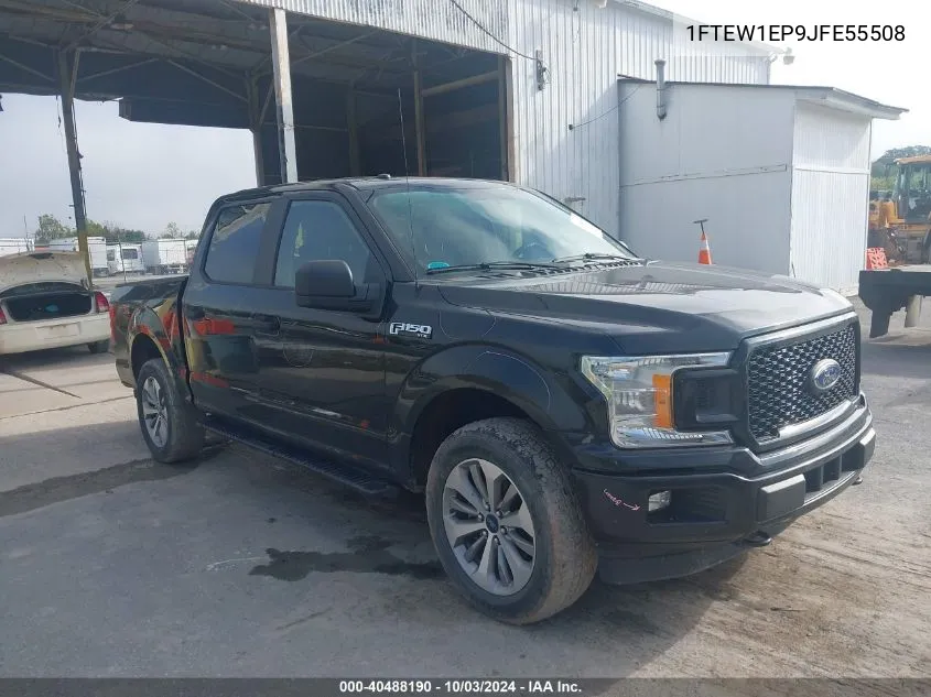 2018 Ford F-150 Xl VIN: 1FTEW1EP9JFE55508 Lot: 40488190