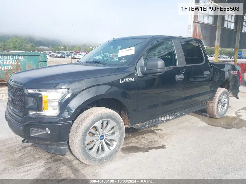 2018 Ford F-150 Xl VIN: 1FTEW1EP9JFE55508 Lot: 40488190