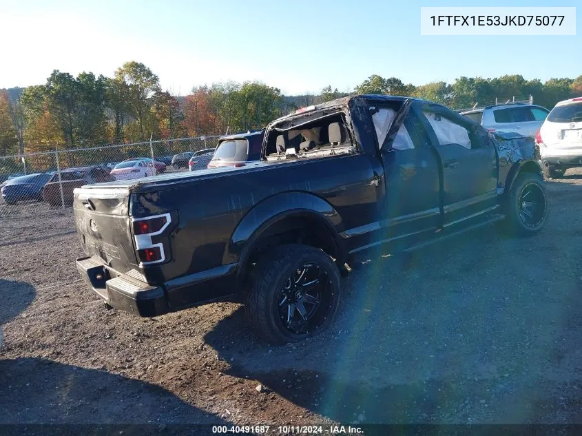 1FTFX1E53JKD75077 2018 Ford F150 Super Cab