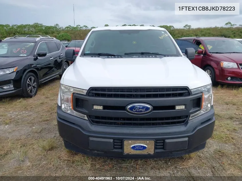 2018 Ford F-150 Xl VIN: 1FTEX1CB8JKD78223 Lot: 40491963