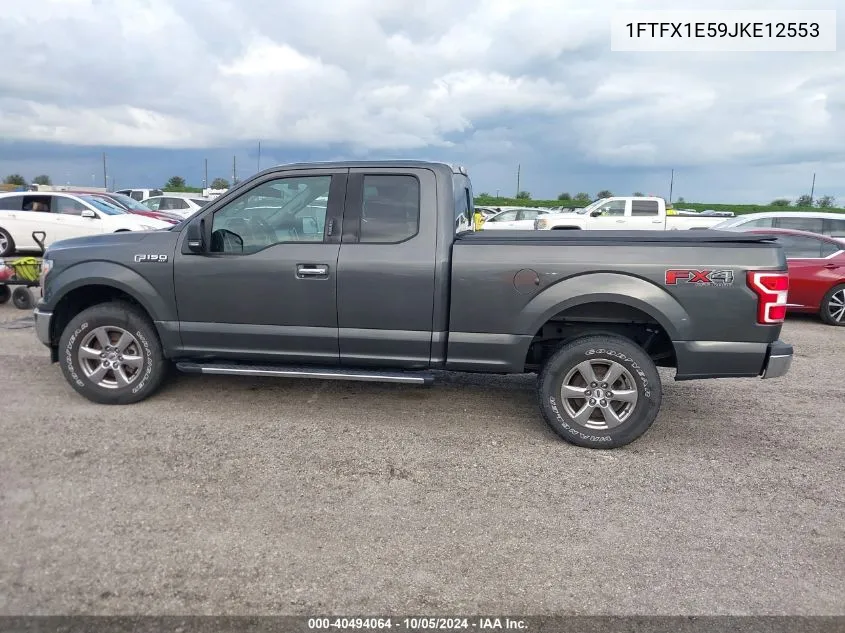 2018 Ford F150 Super Cab VIN: 1FTFX1E59JKE12553 Lot: 40494064