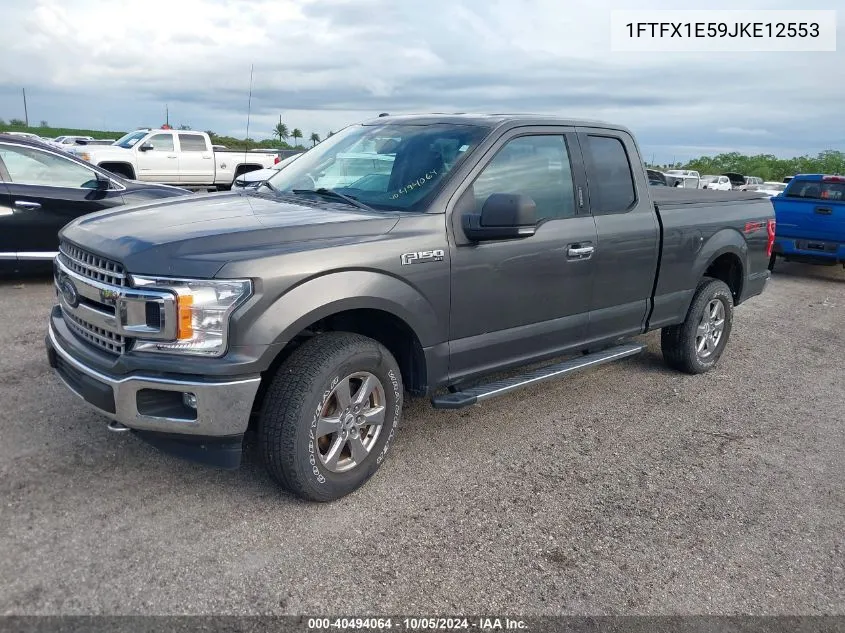 2018 Ford F150 Super Cab VIN: 1FTFX1E59JKE12553 Lot: 40494064