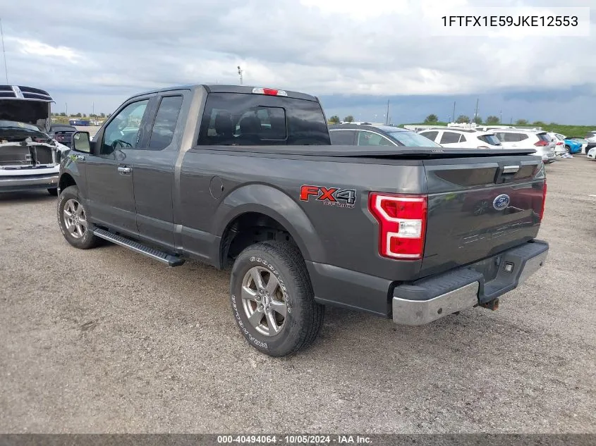 2018 Ford F150 Super Cab VIN: 1FTFX1E59JKE12553 Lot: 40494064