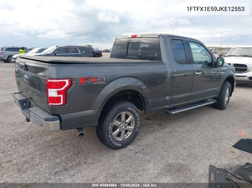 2018 Ford F150 Super Cab VIN: 1FTFX1E59JKE12553 Lot: 40494064