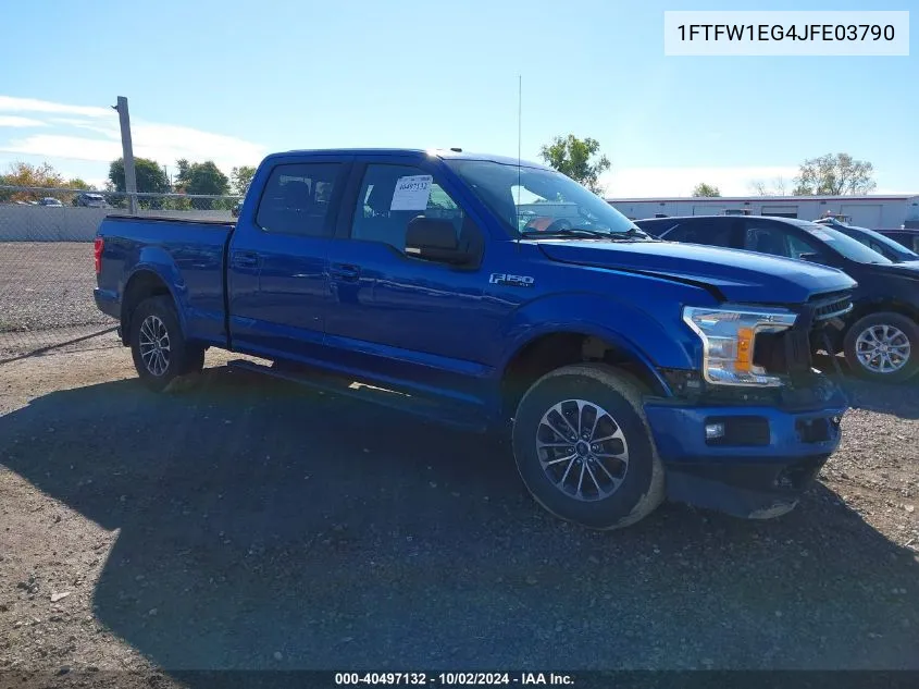 2018 Ford F-150 Xlt VIN: 1FTFW1EG4JFE03790 Lot: 40497132