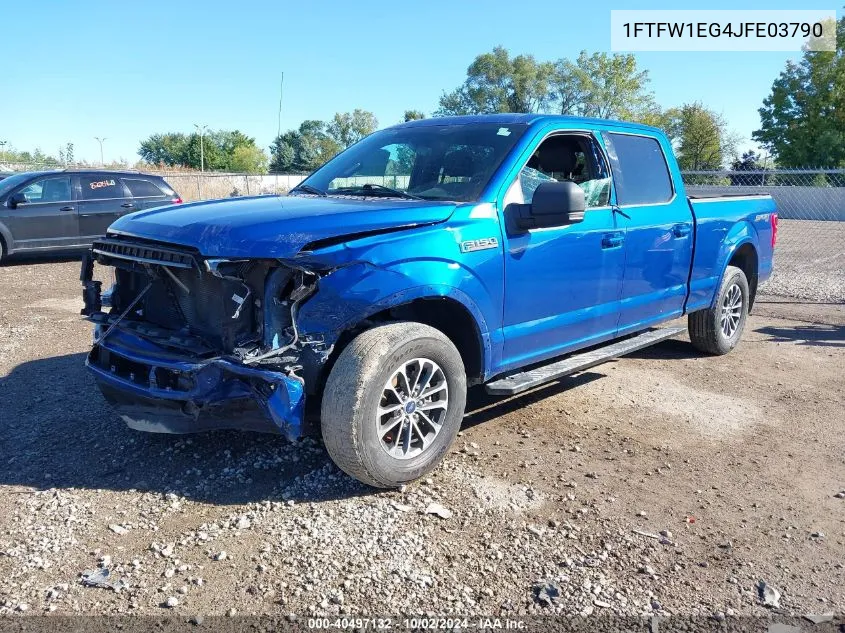 2018 Ford F-150 Xlt VIN: 1FTFW1EG4JFE03790 Lot: 40497132