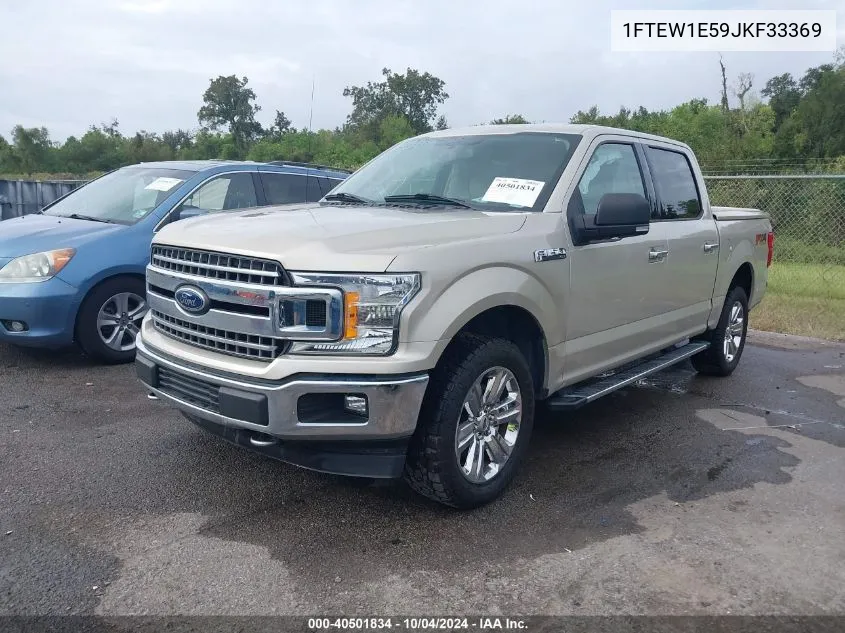 2018 Ford F-150 Xlt VIN: 1FTEW1E59JKF33369 Lot: 40501834