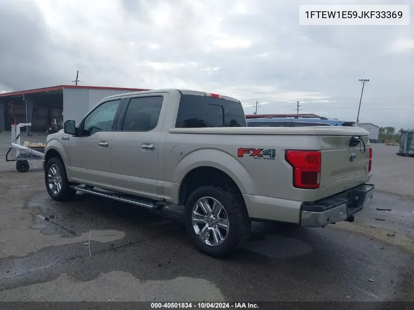 2018 Ford F-150 Xlt VIN: 1FTEW1E59JKF33369 Lot: 40501834