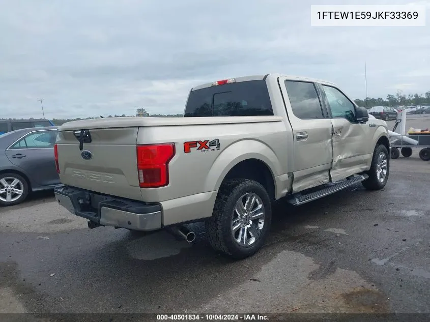 2018 Ford F-150 Xlt VIN: 1FTEW1E59JKF33369 Lot: 40501834