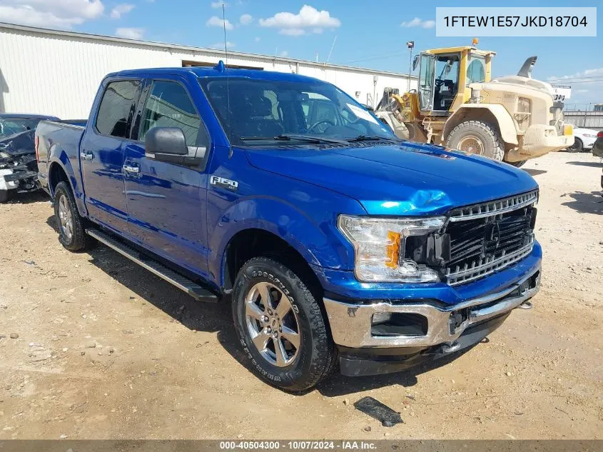 2018 Ford F-150 Xlt VIN: 1FTEW1E57JKD18704 Lot: 40504300