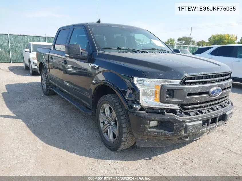 2018 Ford F-150 Xlt VIN: 1FTEW1EG6JKF76035 Lot: 40510757