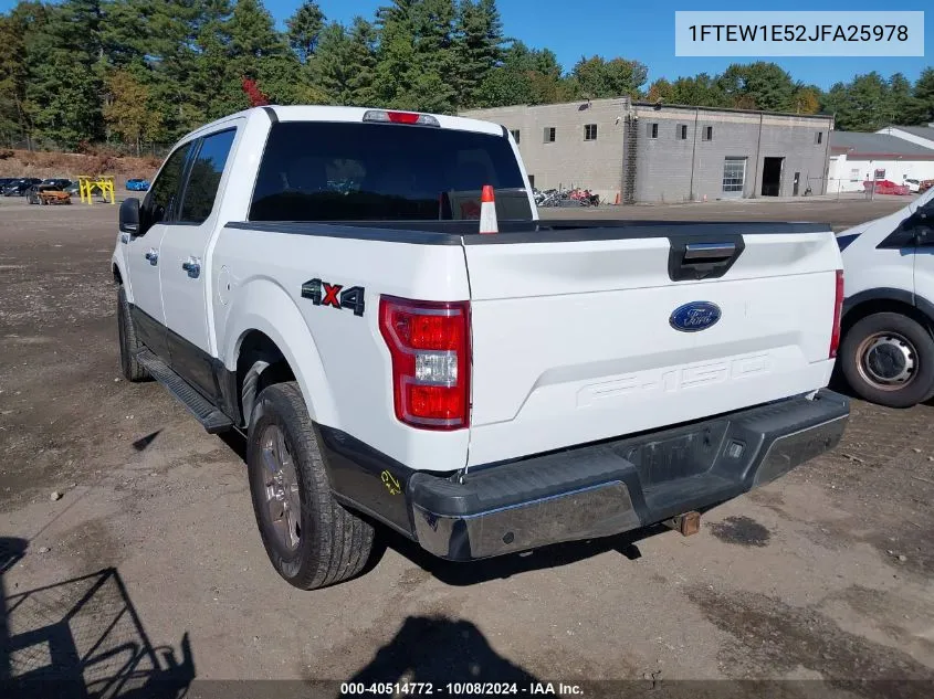 2018 Ford F-150 Xlt VIN: 1FTEW1E52JFA25978 Lot: 40514772