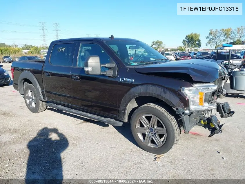 2018 Ford F-150 Xlt VIN: 1FTEW1EP0JFC13318 Lot: 40515644