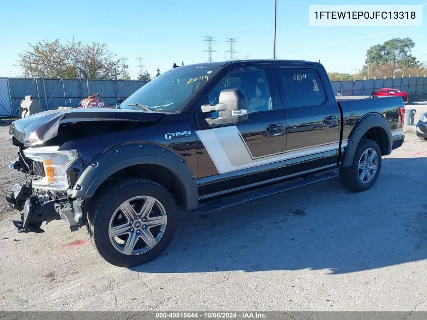 2018 Ford F-150 Xlt VIN: 1FTEW1EP0JFC13318 Lot: 40515644