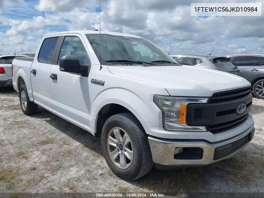 2018 Ford F-150 Supercrew VIN: 1FTEW1C56JKD10984 Lot: 40520300