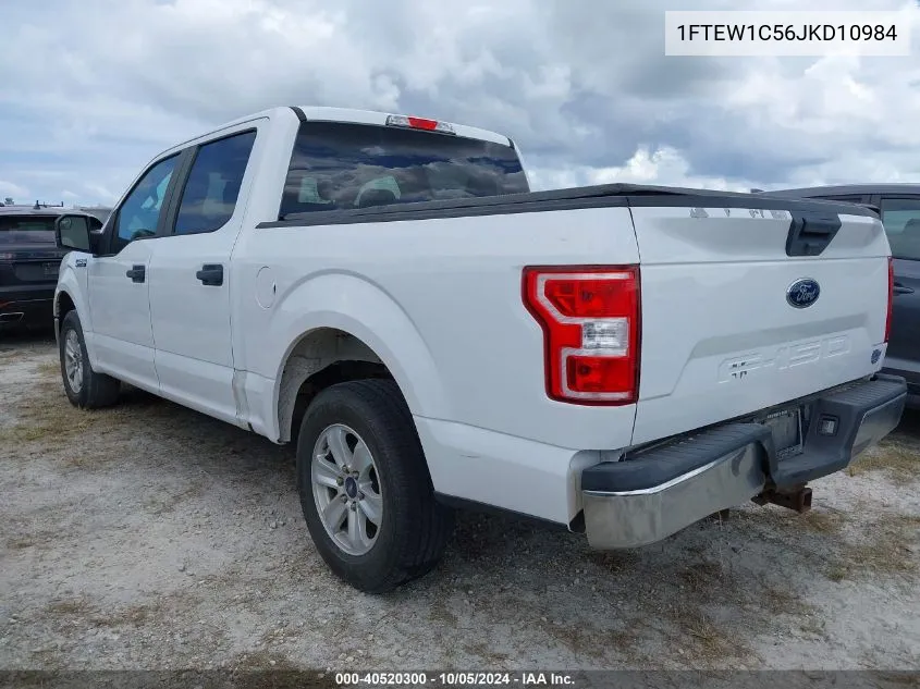 2018 Ford F-150 Supercrew VIN: 1FTEW1C56JKD10984 Lot: 40520300