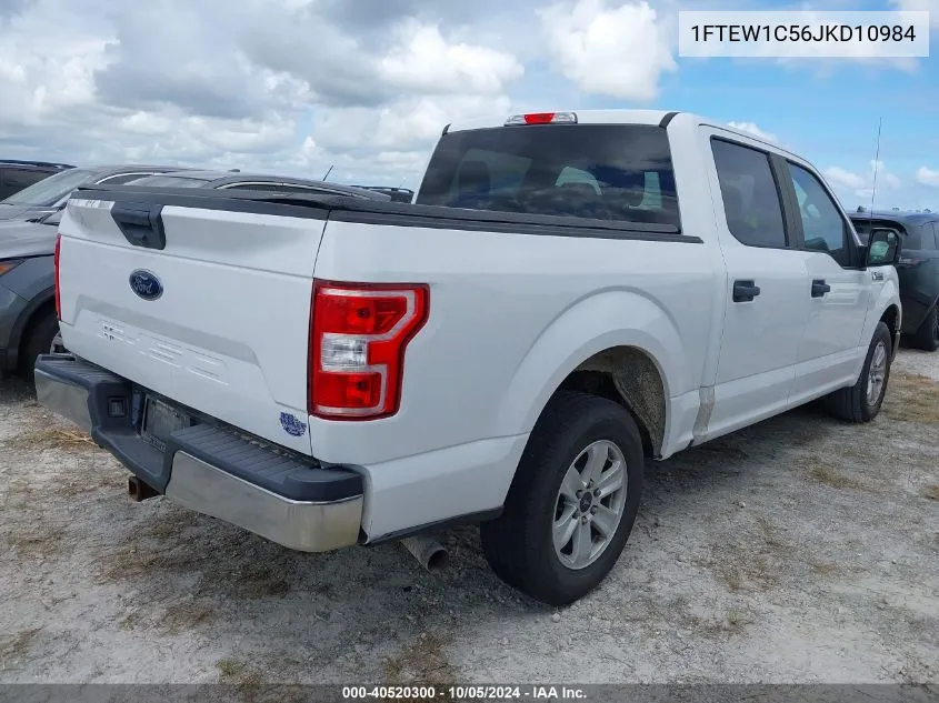 2018 Ford F-150 Supercrew VIN: 1FTEW1C56JKD10984 Lot: 40520300