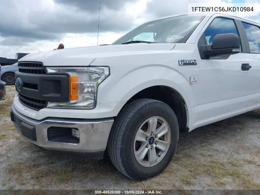 2018 Ford F-150 Supercrew VIN: 1FTEW1C56JKD10984 Lot: 40520300