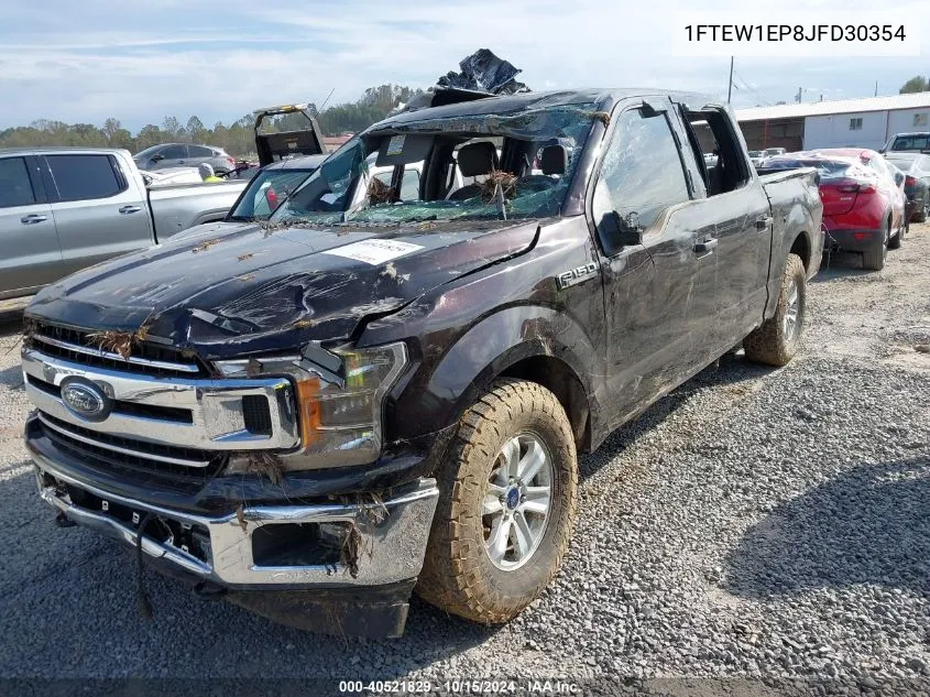 2018 Ford F-150 Xlt VIN: 1FTEW1EP8JFD30354 Lot: 40521829