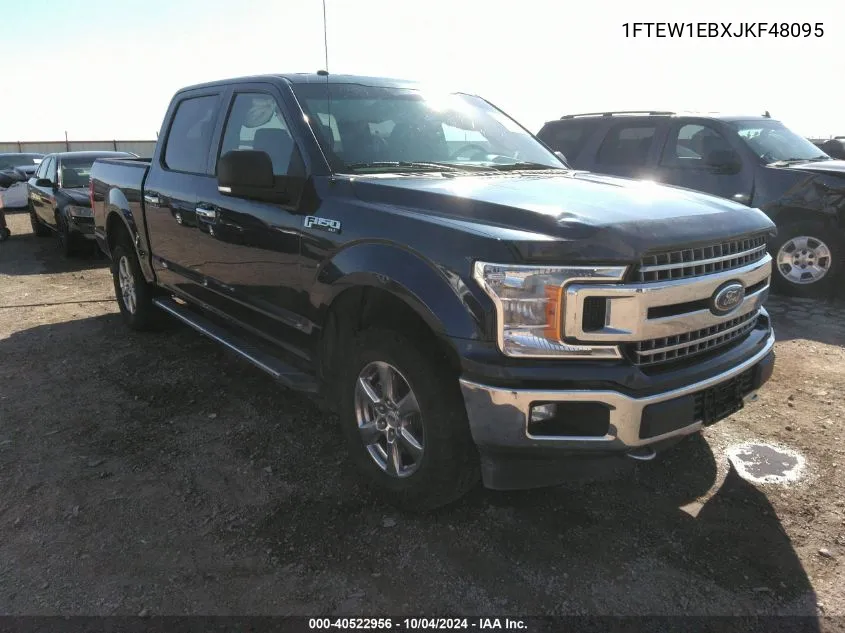 2018 Ford F-150 Xlt VIN: 1FTEW1EBXJKF48095 Lot: 40522956