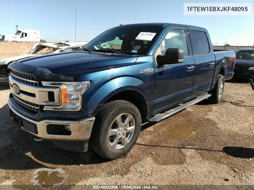 2018 Ford F-150 Xlt VIN: 1FTEW1EBXJKF48095 Lot: 40522956