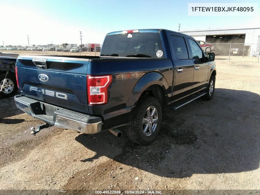 2018 Ford F-150 Xlt VIN: 1FTEW1EBXJKF48095 Lot: 40522956