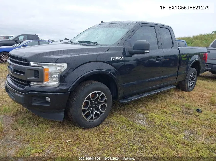 2018 Ford F150 Super Cab VIN: 1FTEX1C56JFE21279 Lot: 40541706