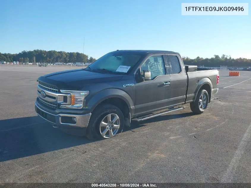 2018 Ford F-150 Super Cab VIN: 1FTFX1EG9JKG09496 Lot: 40543208