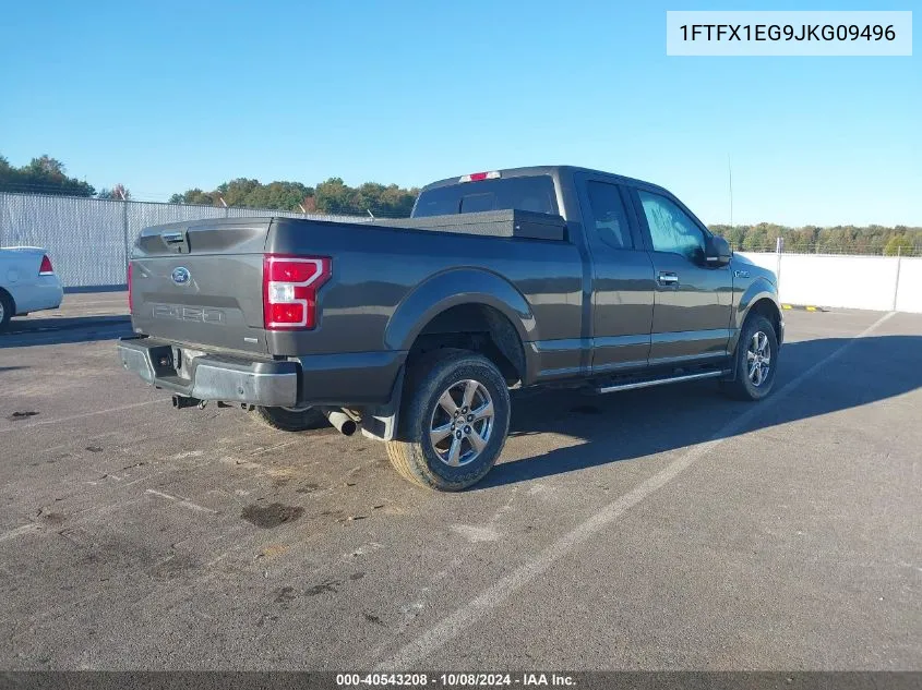 2018 Ford F-150 Super Cab VIN: 1FTFX1EG9JKG09496 Lot: 40543208