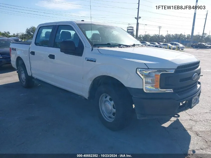 2018 Ford F-150 Xl VIN: 1FTEW1EB8JFB48903 Lot: 40552352