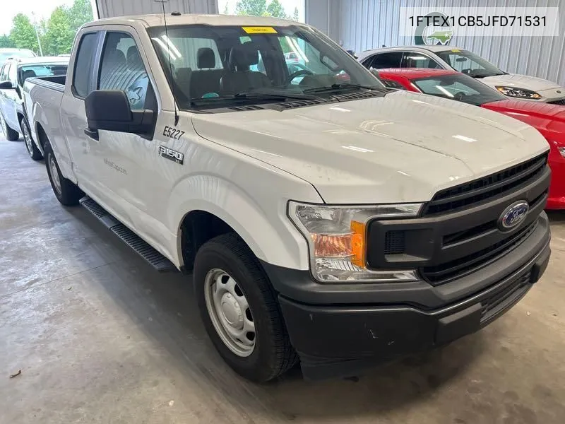 1FTEX1CB5JFD71531 2018 Ford F150 Super Cab