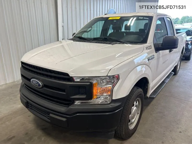 1FTEX1CB5JFD71531 2018 Ford F150 Super Cab