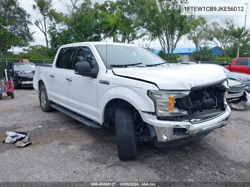 2018 Ford F-150 Xlt VIN: 1FTEW1CB9JKE56012 Lot: 40558127