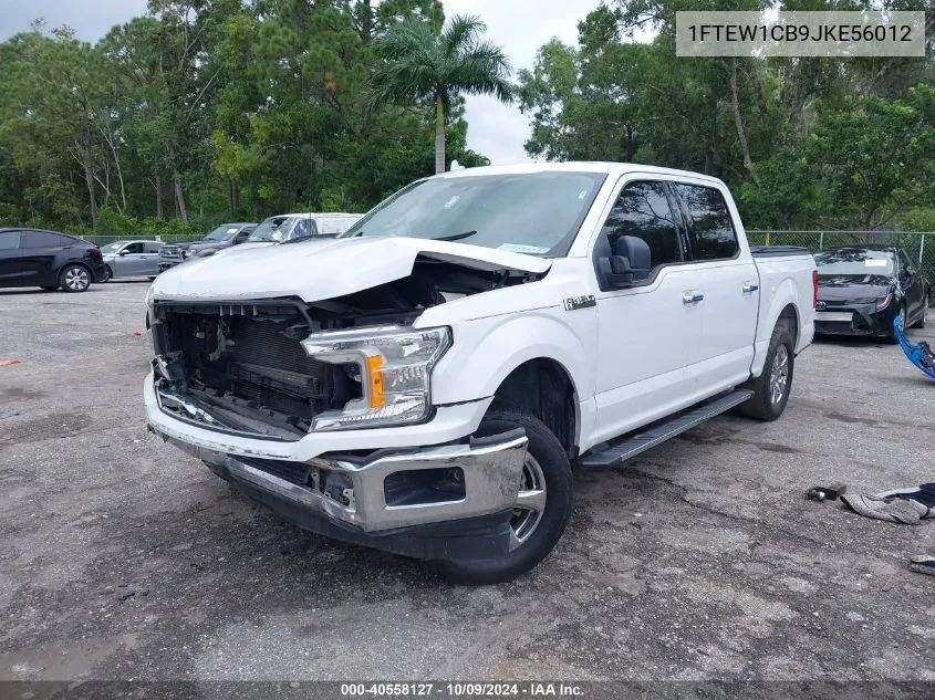 2018 Ford F-150 Xlt VIN: 1FTEW1CB9JKE56012 Lot: 40558127