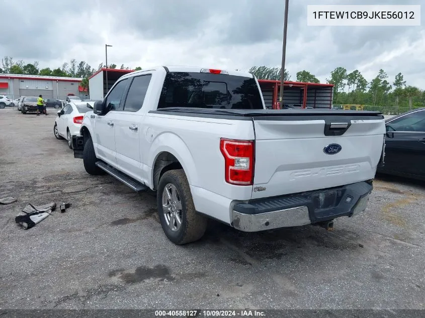 2018 Ford F-150 Xlt VIN: 1FTEW1CB9JKE56012 Lot: 40558127