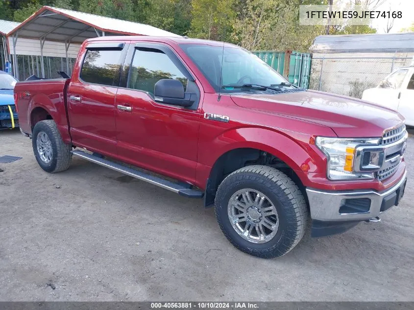 2018 Ford F-150 Xlt VIN: 1FTEW1E59JFE74168 Lot: 40563881