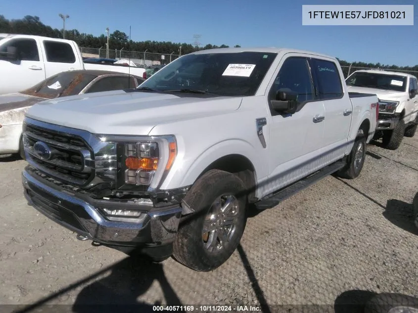 2018 Ford F-150 Xlt VIN: 1FTEW1E57JFD81021 Lot: 40571169