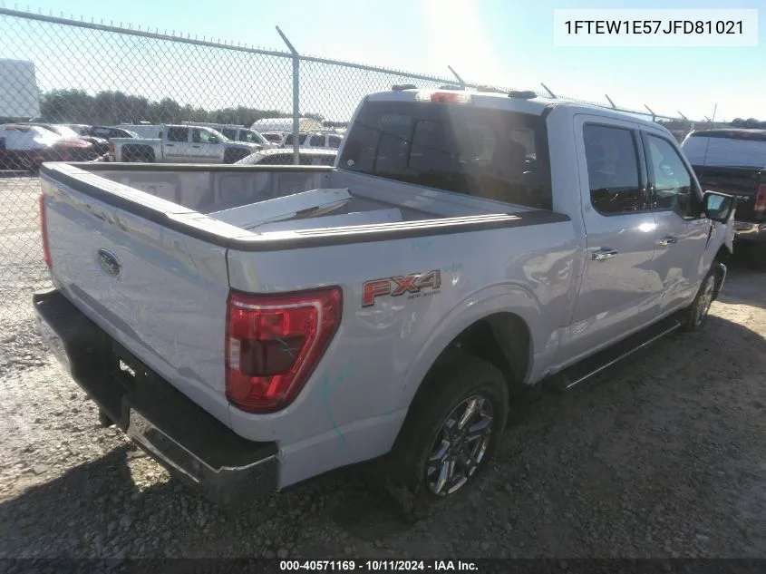 2018 Ford F-150 Xlt VIN: 1FTEW1E57JFD81021 Lot: 40571169