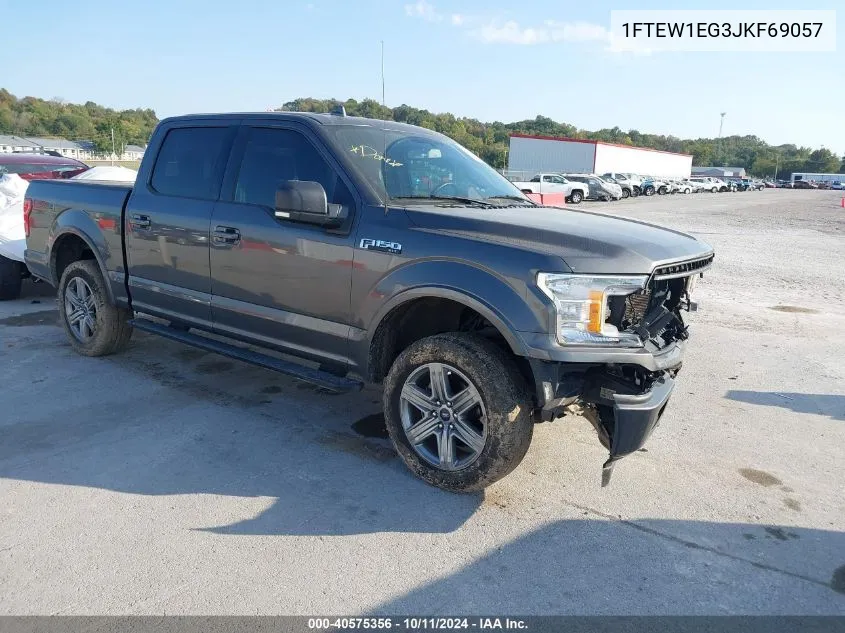 2018 Ford F-150 Xlt VIN: 1FTEW1EG3JKF69057 Lot: 40575356