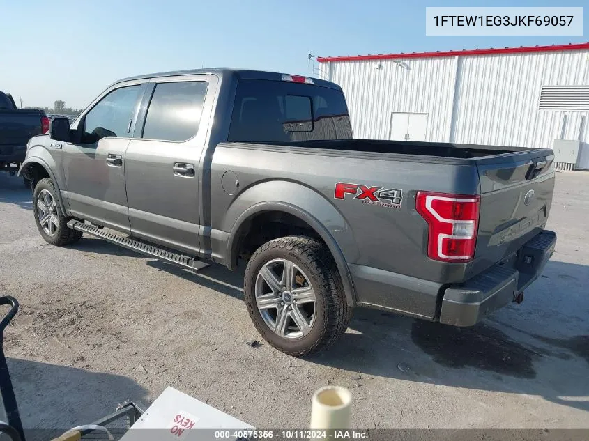 2018 Ford F-150 Xlt VIN: 1FTEW1EG3JKF69057 Lot: 40575356