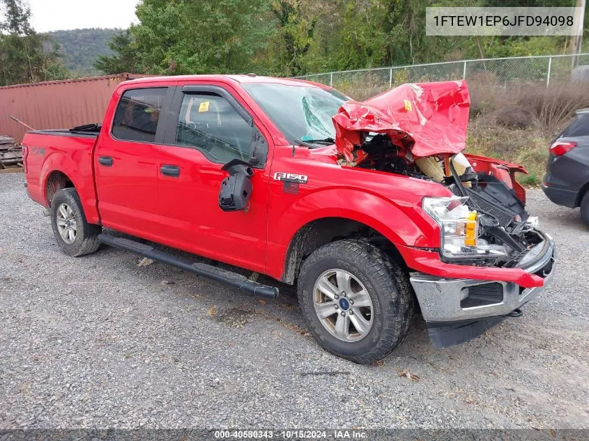 2018 Ford F-150 Xl VIN: 1FTEW1EP6JFD94098 Lot: 40580343