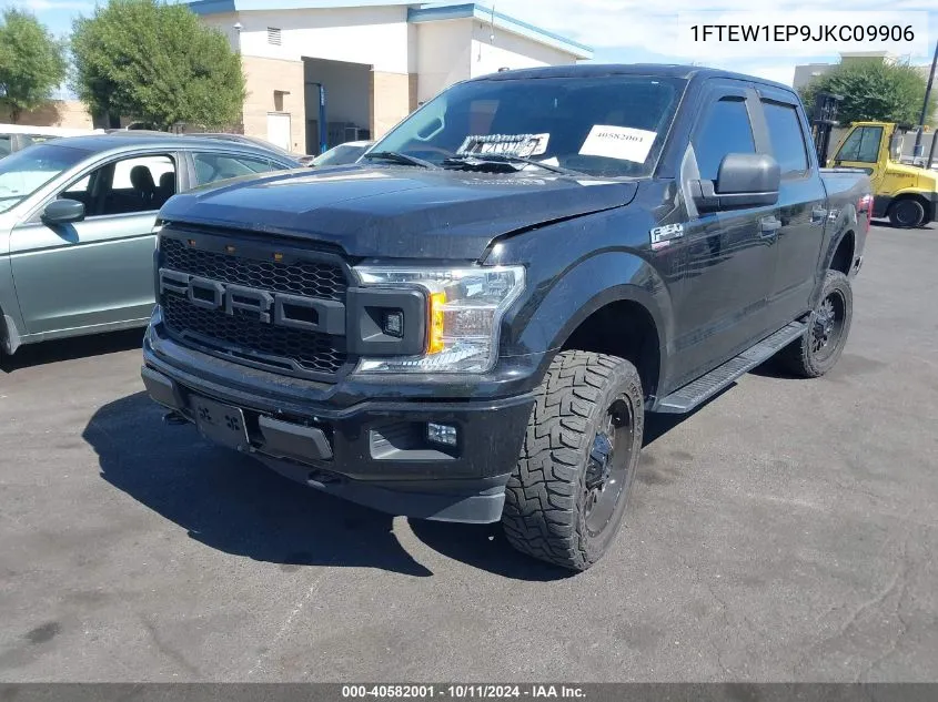 2018 Ford F-150 Xl VIN: 1FTEW1EP9JKC09906 Lot: 40582001