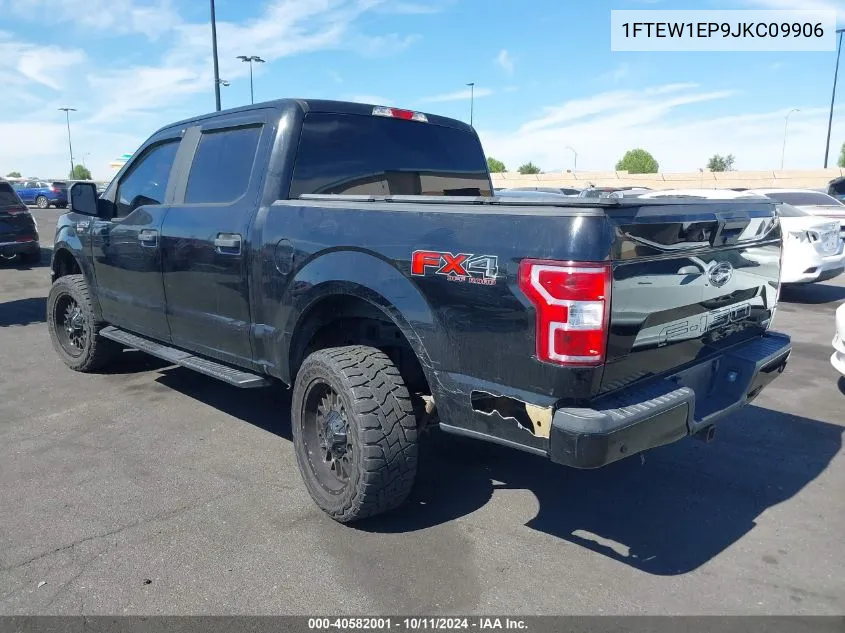 2018 Ford F-150 Xl VIN: 1FTEW1EP9JKC09906 Lot: 40582001