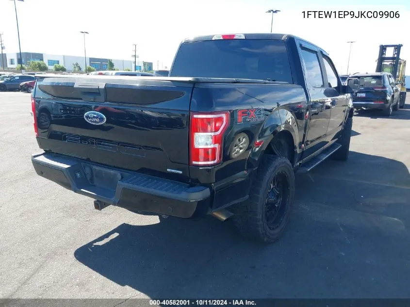 2018 Ford F-150 Xl VIN: 1FTEW1EP9JKC09906 Lot: 40582001